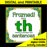 Framed! Initial /th/ Words in Sentences