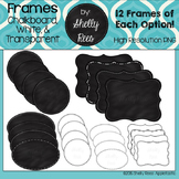 Frames - Chalkboard, White, and Transparent Variety Pack
