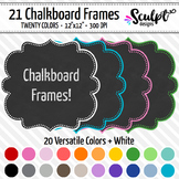 Frames ~ Dotted Chalkboard Frames ~ Twenty Colors