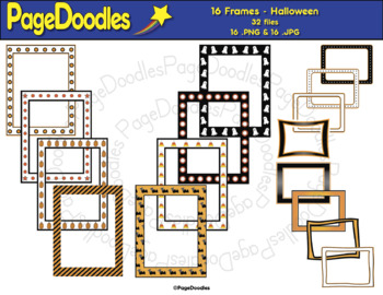Frames, Halloween, for TPT Sellers - High Quality Vector Graphics