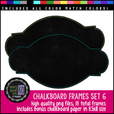 Frames: KG Chalkboard Frames Set Six