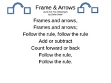 Frames and Arrows Song