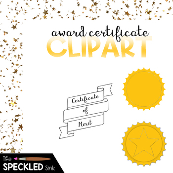 award certificate clip art