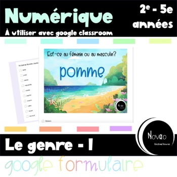 Preview of Français-Grammaire-Le genre (masculin et féminin)- Bundle 1