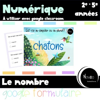 Preview of Français-Grammaire-Le nombre (singulier et pluriel)- Bundle 1
