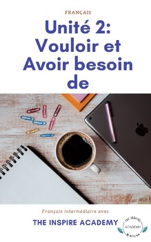 Preview of Français Intermédiaire: Vouloir et Avoir besoin de Unité 2