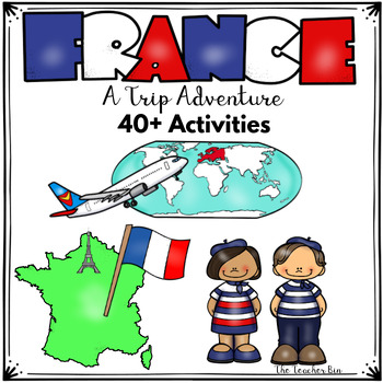 Preview of France-A Trip Adventure-Kindergarten-1st