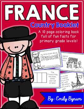 Preview of France Booklet (a country study!)