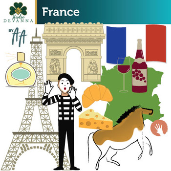 Preview of France Clip Art