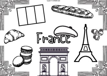 Preview of France Coloring Page