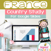 France Country Study for Google Slides Distance Learning