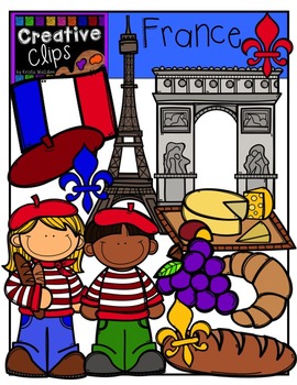 Preview of France {Creative Clips Digital Clipart}