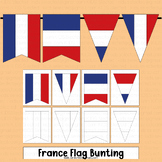 France Flag Bunting Craft Bastille Day Activities Bulletin