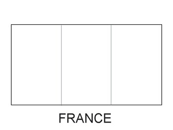 France Flag Printable , France Flag Coloring Sheet | TPT