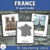 France Montessori 3-part Cards