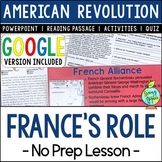 France & American Revolution Lesson - Revolutionary War Re