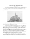 France's Mont St. Michel: Article and Questions