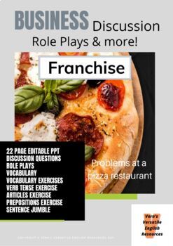 Preview of Franchise Pizza Problems Resource Pack