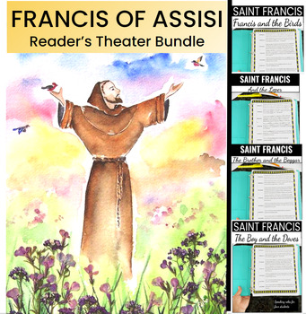 Preview of Francis of Assisi: Reader's Theater Scripts Bundle of 4