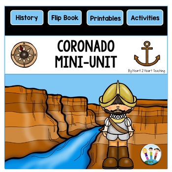 Preview of Francisco Coronado Mini-Unit & Flip Book
