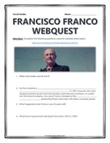 Francisco Franco - Webquest with Key