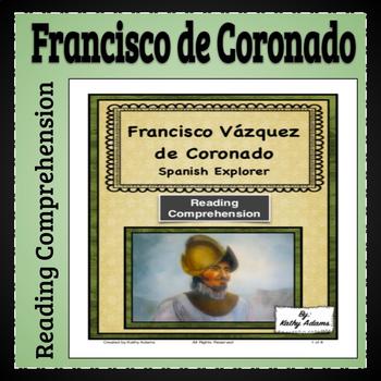 Preview of Francisco de Coronado Reading Comprehension