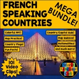 FRANCOPHONE COUNTRIES FRENCH SPEAKING COUNTRIES ⭐ Videos P