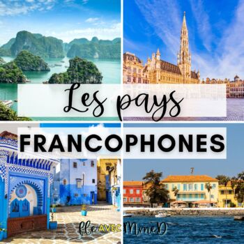 Preview of Francophone Countries Study Units Mega Bundle