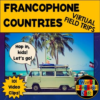 Preview of FRANCOPHONE COUNTRIES VIDEOS ⭐ 101 French Speaking Countries Videos Google Forms