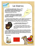 Francophone Culture Reading - Morocco - with questions and
