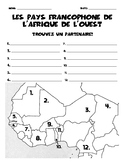 Francophone West Africa Partner Map