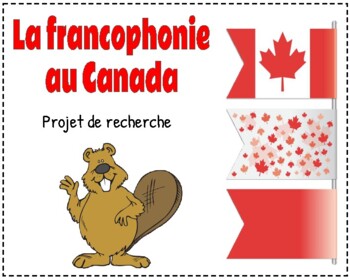Preview of Francophonie au Canada:  projet de recherche avec Google Slides