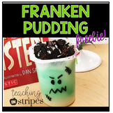 Franken Pudding Recipe- Halloween Snack- Freebie