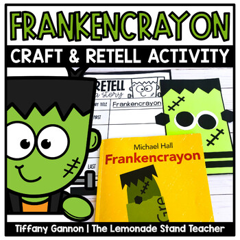 Preview of Frankencrayon Halloween Craft and Retell a Story Activity