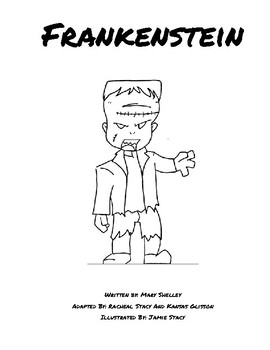 Preview of Frankenstein Adapted Book and Questions