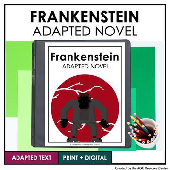 Preview of Frankenstein | Adapted Novel | Special Education