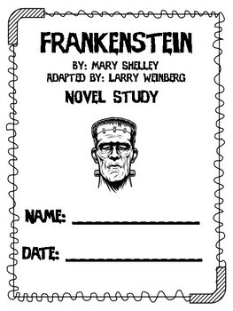 Preview of Frankenstein Adapted version novel study