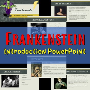 Preview of Frankenstein Background Powerpoint