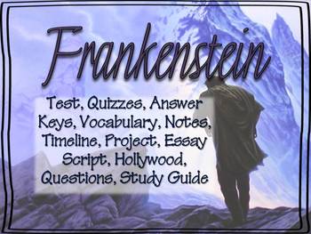 Preview of Frankenstein Bundled Teacher Pack