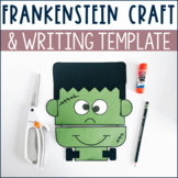 Frankenstein Craft | Halloween Writing Template | Hallowee