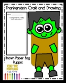 Frankenstein Craft Puppet, Cranky Writing: HalloweenCenter