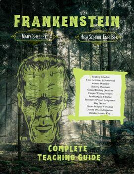 Preview of Frankenstein Guide: All Volumes (1-3) Full Unit Teaching Guide