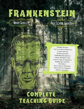 Preview of Frankenstein Guide: All Volumes (1-3) Full Unit Teaching Guide w/ Supplementals