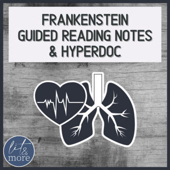 Preview of Frankenstein Guided Reading Notes and Hyperdoc | Slideshow Notes & Interactive