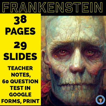 Preview of Frankenstein reading comprehension, test, essay questions | Frankenstein AP ELA