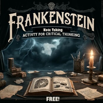 Preview of Frankenstein Note-Taking for Critical Thinking FREE Lit Circle Style Activities