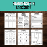 Frankenstein Novel Study Activity Bundle | Printable Worksheets