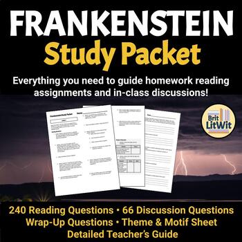 Preview of Frankenstein Study Packet