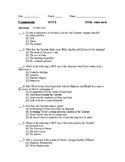 Frankenstein Test B + Answer Sheet + Answer Key