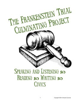 Preview of Frankenstein Trial Activity